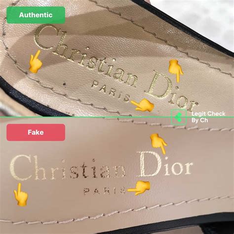 how to tell fake dior shoes|authentic dior heels.